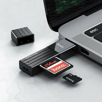 HOCO 2in1 USB A 3.0 HB20 Speicherkartenleser 2 TB in Schwarz 5 Gbit/s HOCO 2in1 USB A 3.0 HB20 Speicherkartenleser 2 TB in Schwarz 5 Gbit/s