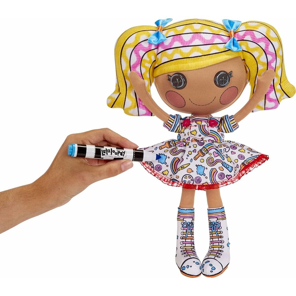 Kreative Künstlerpuppe Spot Splatter Splash mit abwaschbarer Malfunktion Ab 3 Jahre