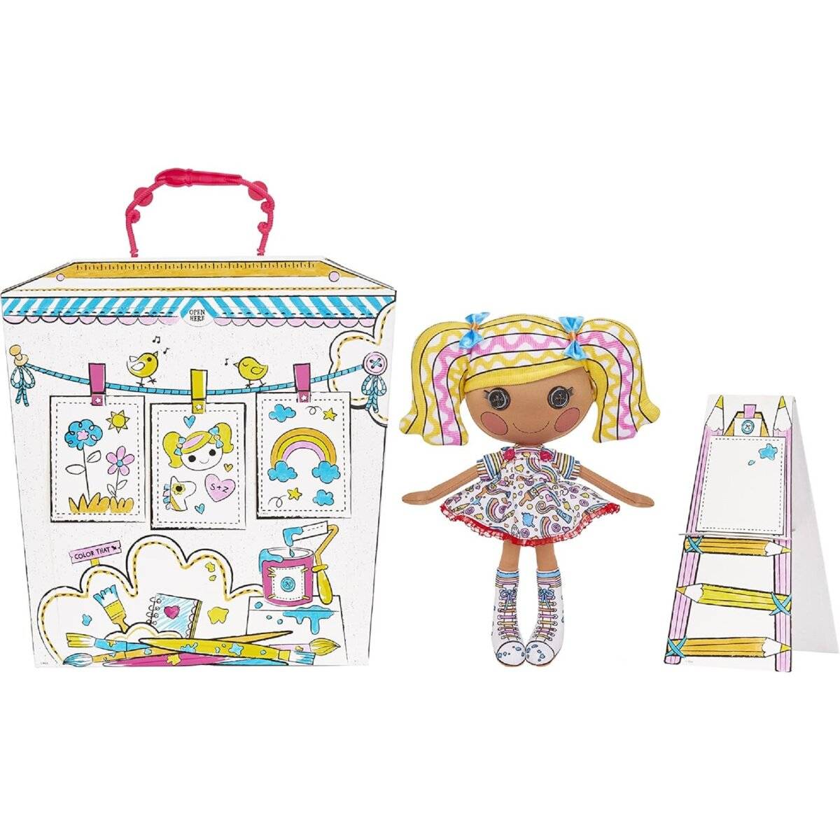 Kreative Künstlerpuppe Spot Splatter Splash mit abwaschbarer Malfunktion Ab 3 Jahre