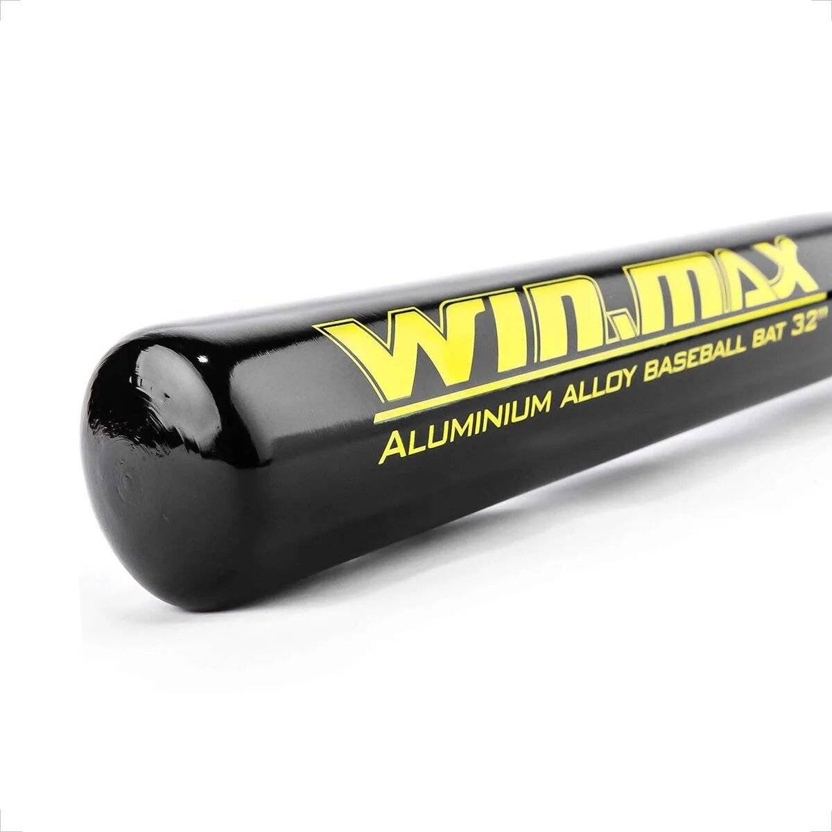WIN.MAX 32" Baseballschläger – Robuste Aluminium-Legierung für erstklassige Schlagkraft Schwarz