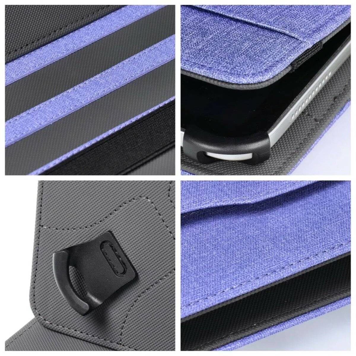 Universelle Hülle kompatibel mit 10 Zoll Tablet Schutzhülle mit Standfunktion Cover Lila