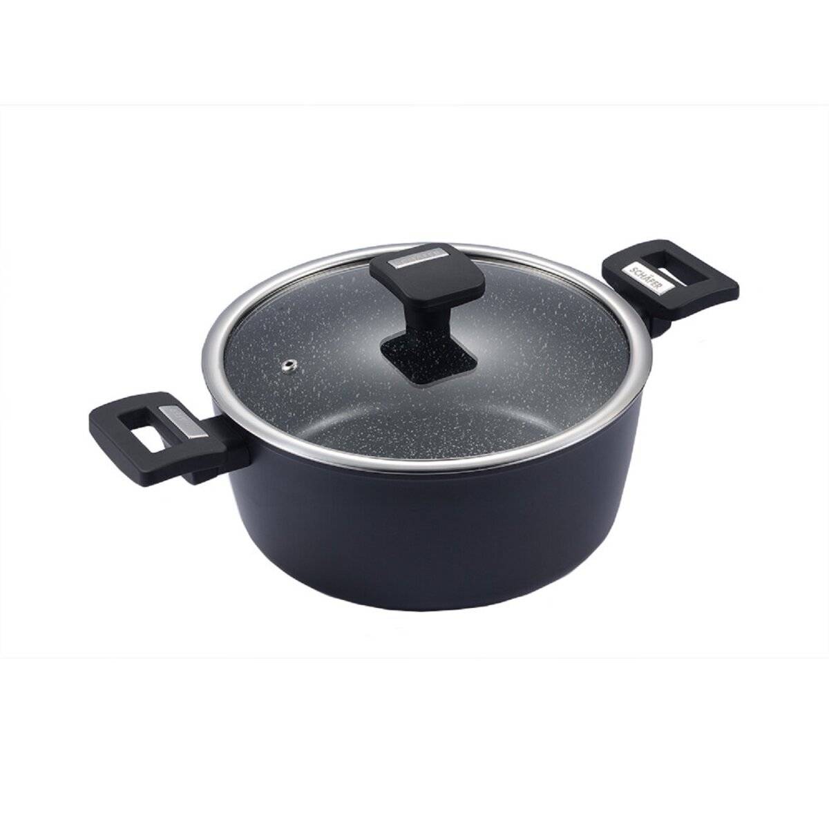 Kochgeschirr in Schwarz für Ihre Küche - Die perfekte Ausstattung für jeden Koch Bratentopf mit Deckel Ø 20cm