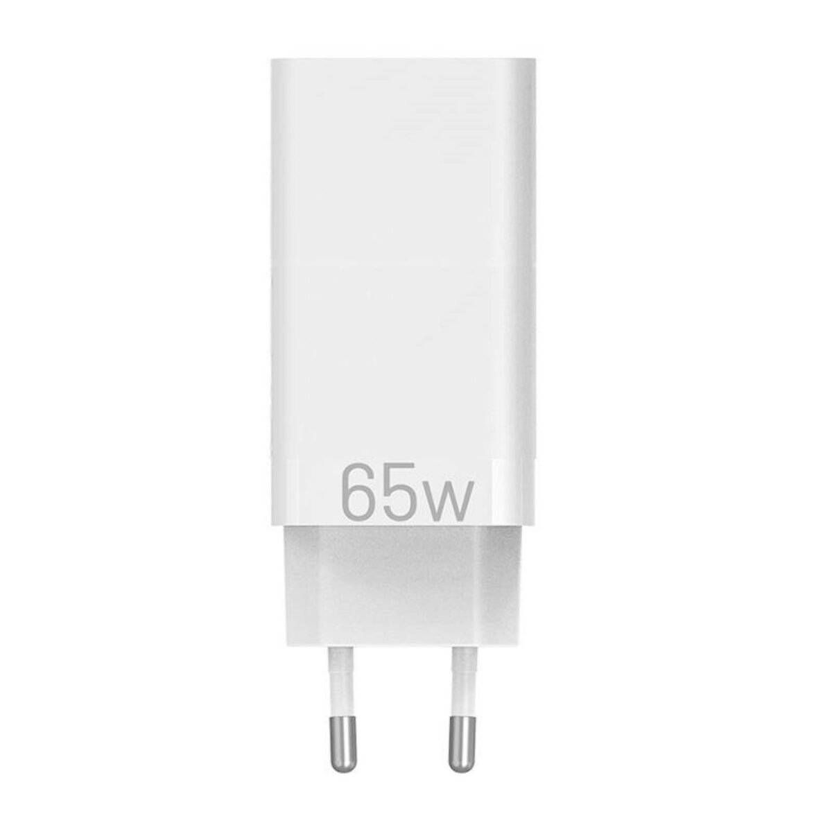 Wandladegerät GaN-Schnellladegerät mit 3 Anschlüssen 2x USB-C, 1x USB-A in Weiß