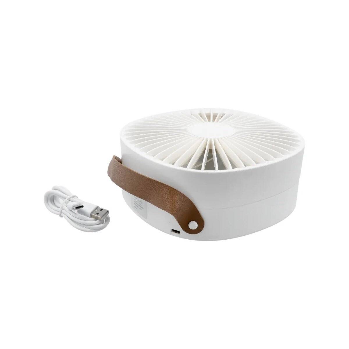 Klapp-Ventilator tragbarer handlicher Ventilator - geeignet als Schreibtisch-, Decken- oder Wandventilator Weiß