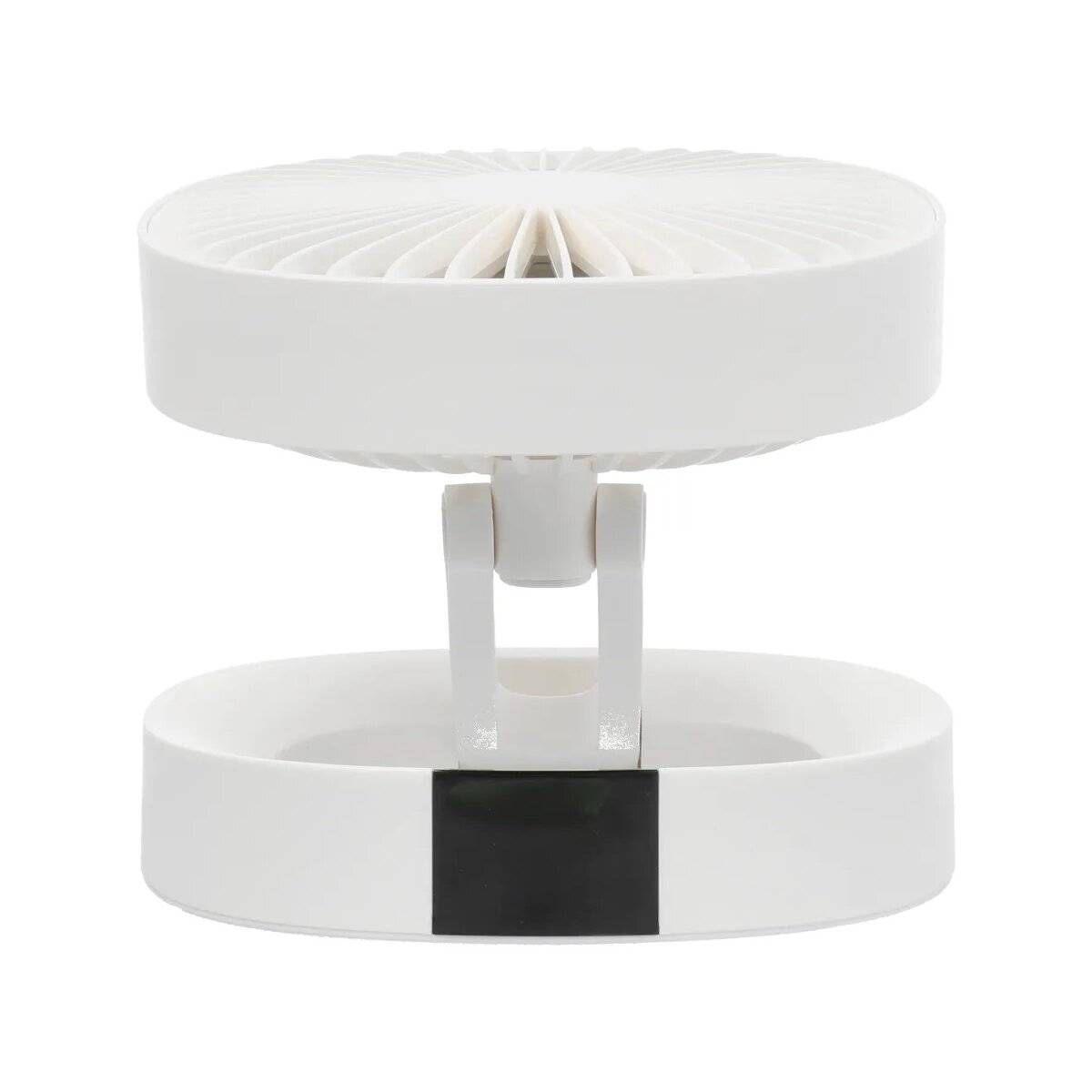 Klapp-Ventilator tragbarer handlicher Ventilator - geeignet als Schreibtisch-, Decken- oder Wandventilator Weiß