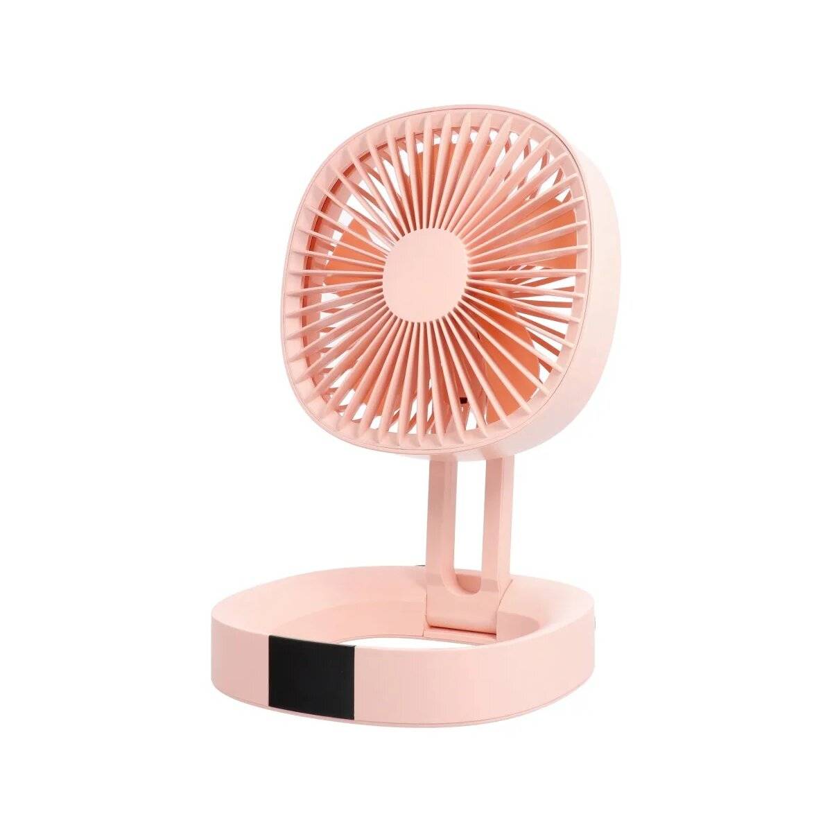 Klapp-Ventilator tragbarer handlicher Ventilator - geeignet als Schreibtisch-, Decken- oder Wandventilator Rosa