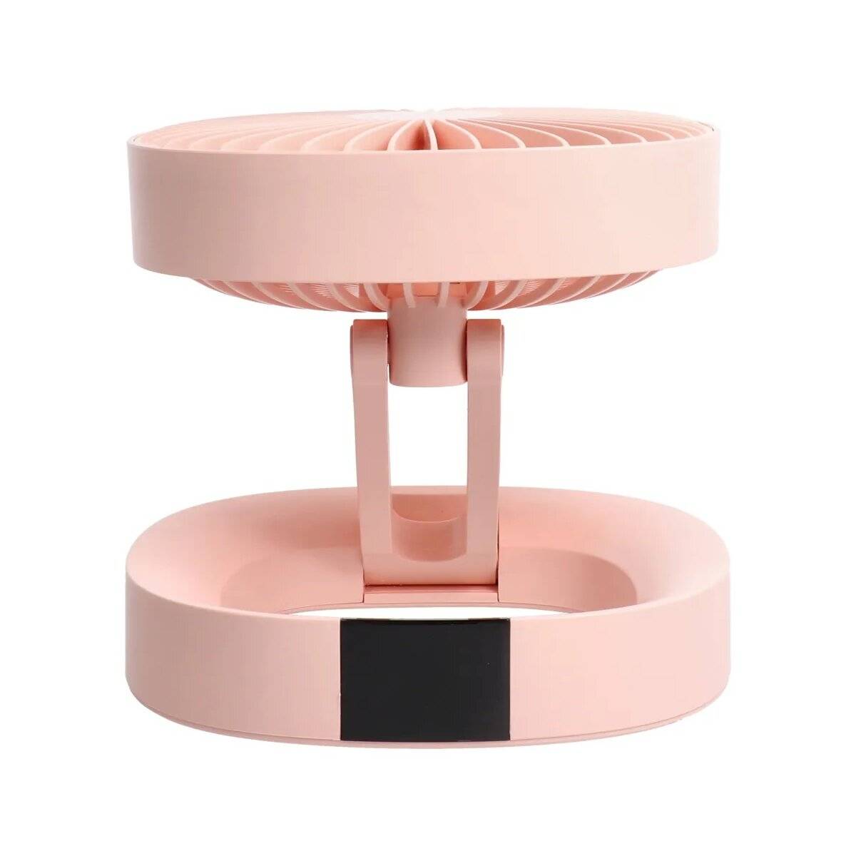 Klapp-Ventilator tragbarer handlicher Ventilator - geeignet als Schreibtisch-, Decken- oder Wandventilator Rosa