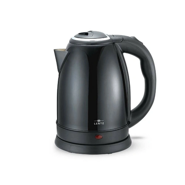 Lentz Edelstahl Wasserkocher - 1,8 Liter Fassungsvermögen und 1800W Leistung für blitzschnelle Erhitzung Schwarz Lentz Edelstahl Wasserkocher - 1,8 Liter Fassungsvermögen und 1800W Leistung für blitzschnelle Erhitzung Schwarz