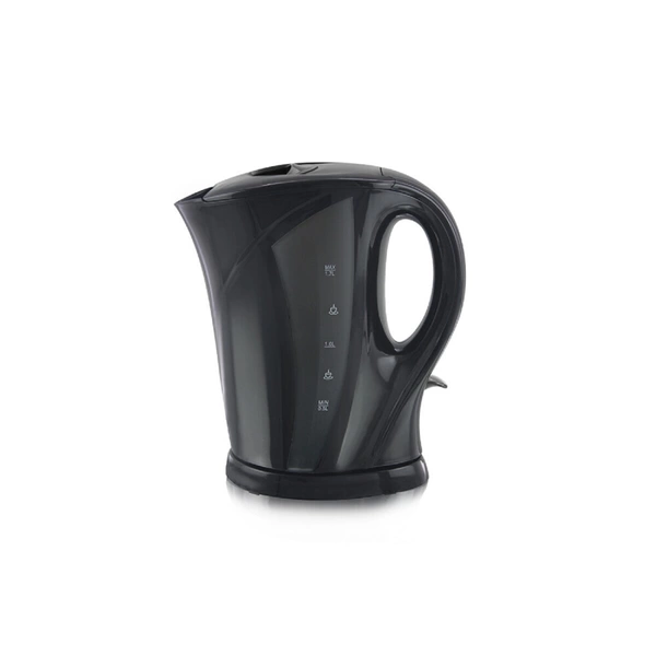 Kompakter Elektrischer Wasserkocher Teekocher 1,7L Kunststoff 2200W Modernes Design und Leistung Schwarz Kompakter Elektrischer Wasserkocher Teekocher 1,7L Kunststoff 2200W Modernes Design und Leistung Schwarz