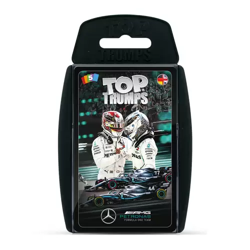 Mercedes Formel 1 Spielepaket: Puzzle + Top Trumps Kartenspiel + Sammler-Münze für Motorsport-Fans Mercedes Formel 1 Spielepaket: Puzzle + Top Trumps Kartenspiel + Sammler-Münze für Motorsport-Fans
