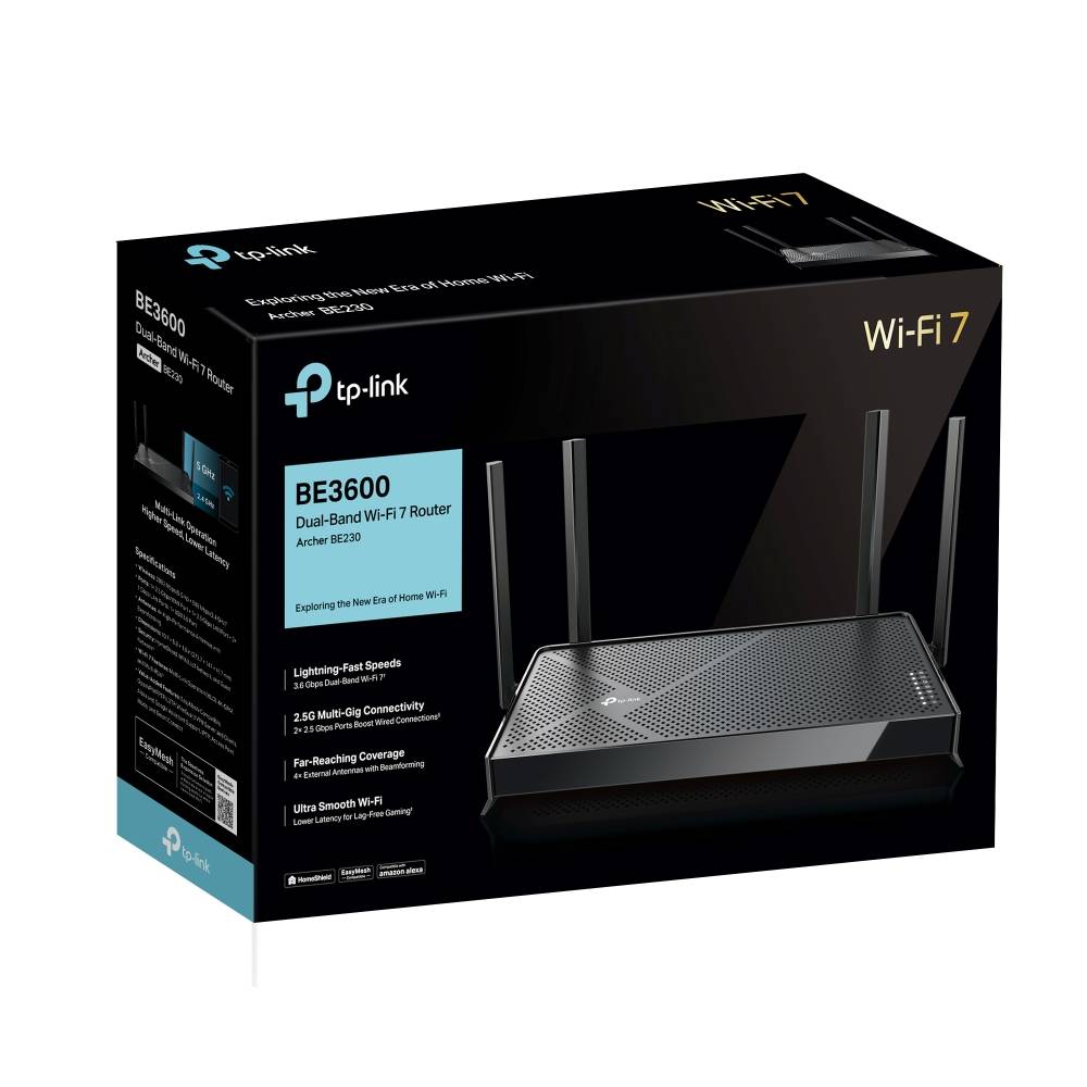 TP-LINK Archer BE230 V1 - Wireless Router 4-Port-Switch