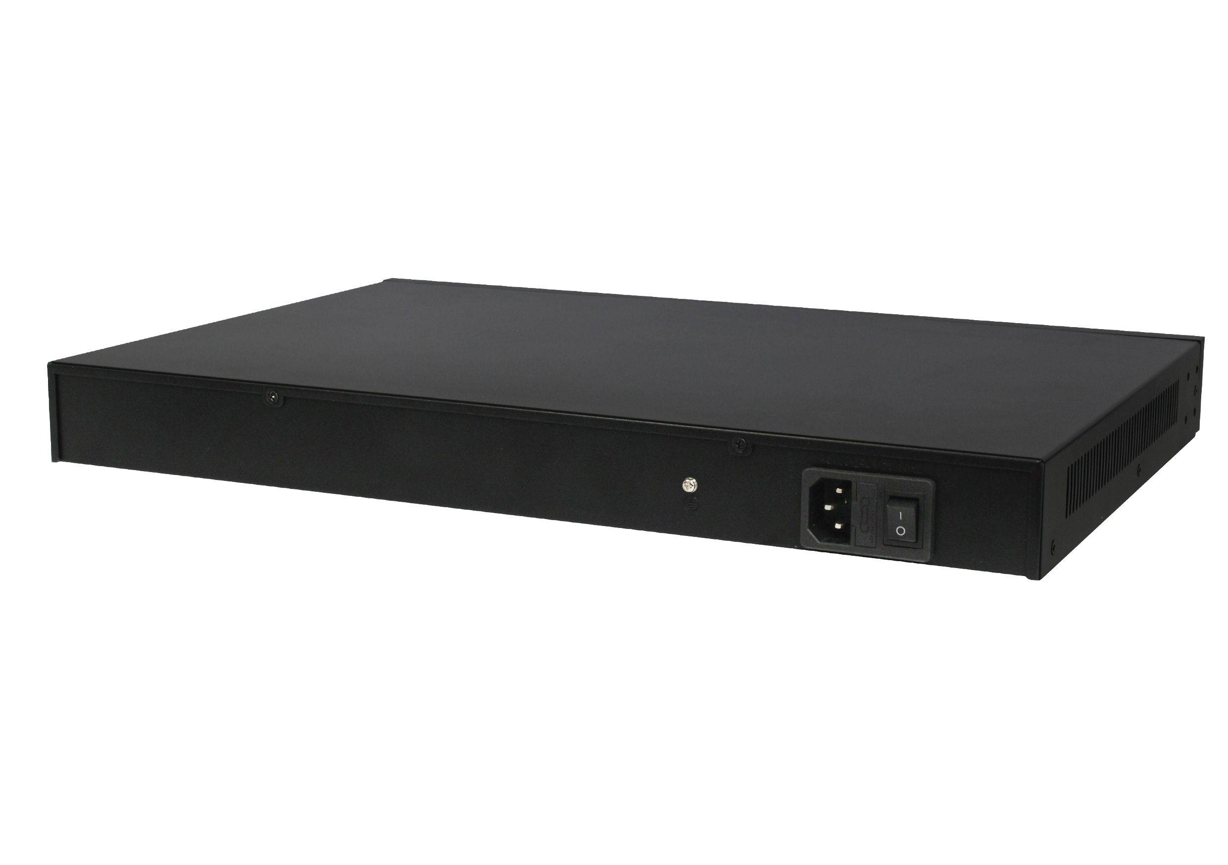 ALLNET Switch full managed Layer2+ 18 Port • 16x GbE • PoE Budget 280W • 16x PoE at • 2x SFP • 19 • Lüfterlos • JSON API • ALL-SG8618