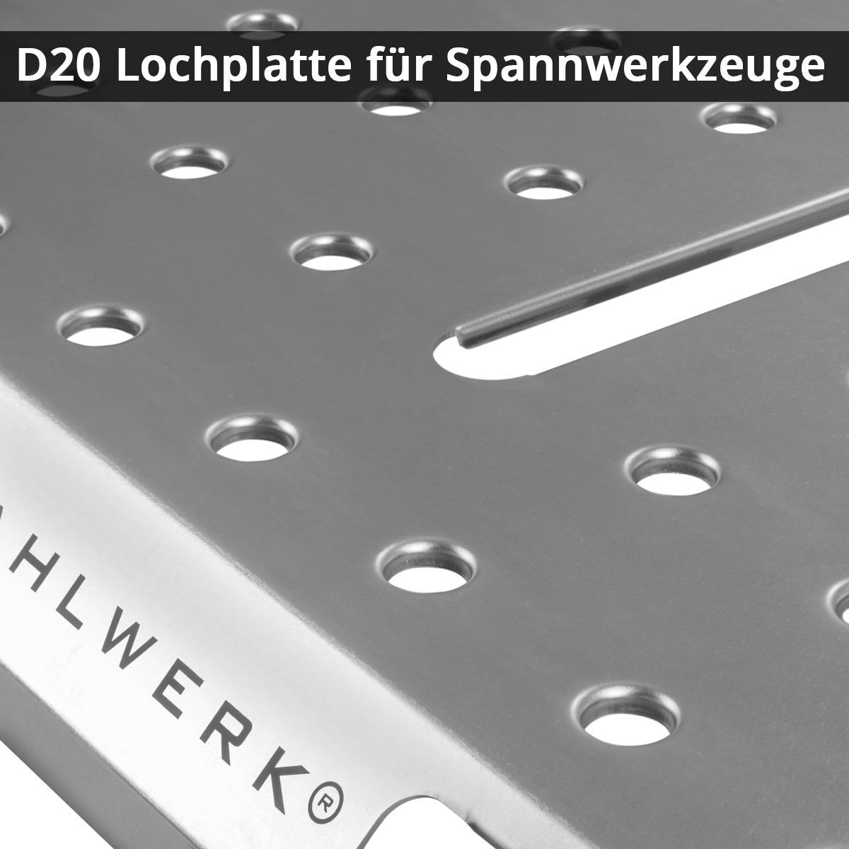 STAHLWERK Mobiler Schweißtisch AWT-930 ST 1068 x 532mm Werkbank Höhenverstellbar