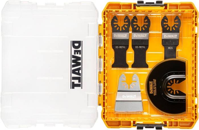 Zubehör-Set DT20761 5tlg. m. Sägeblättern/Spachtel DEWALT
