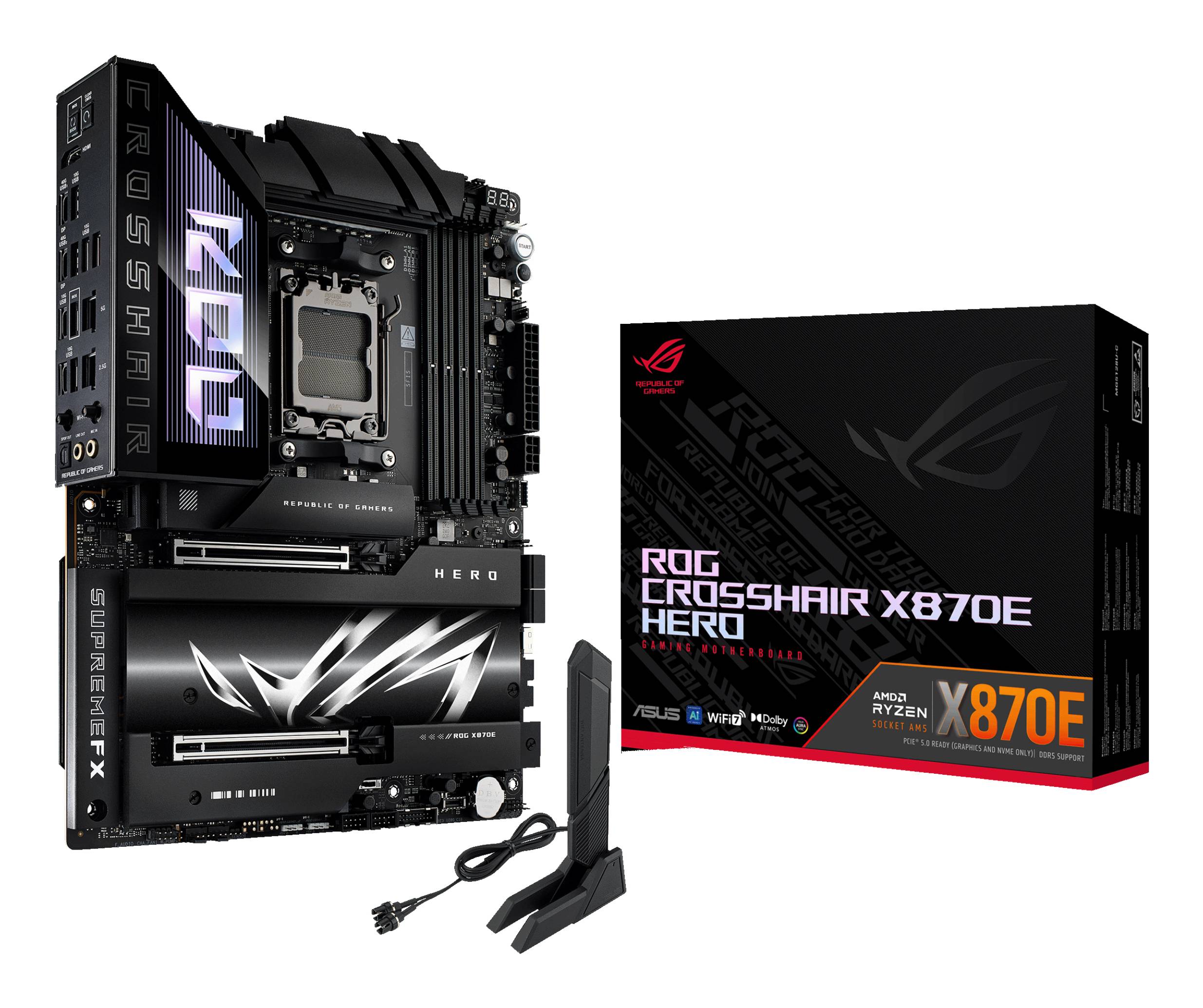 MB ASUS ROG CROSSHAIR X870E HERO (AMD,AM5,DDR5,ATX)