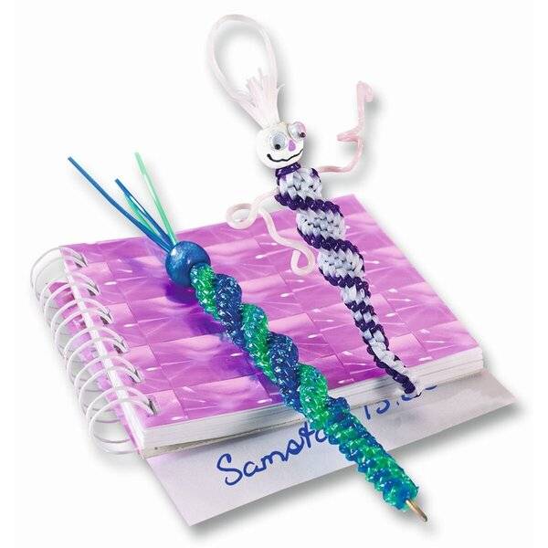 Bastelset Flechtschnüre -Scoubidous- - 30 Stück sortiert.