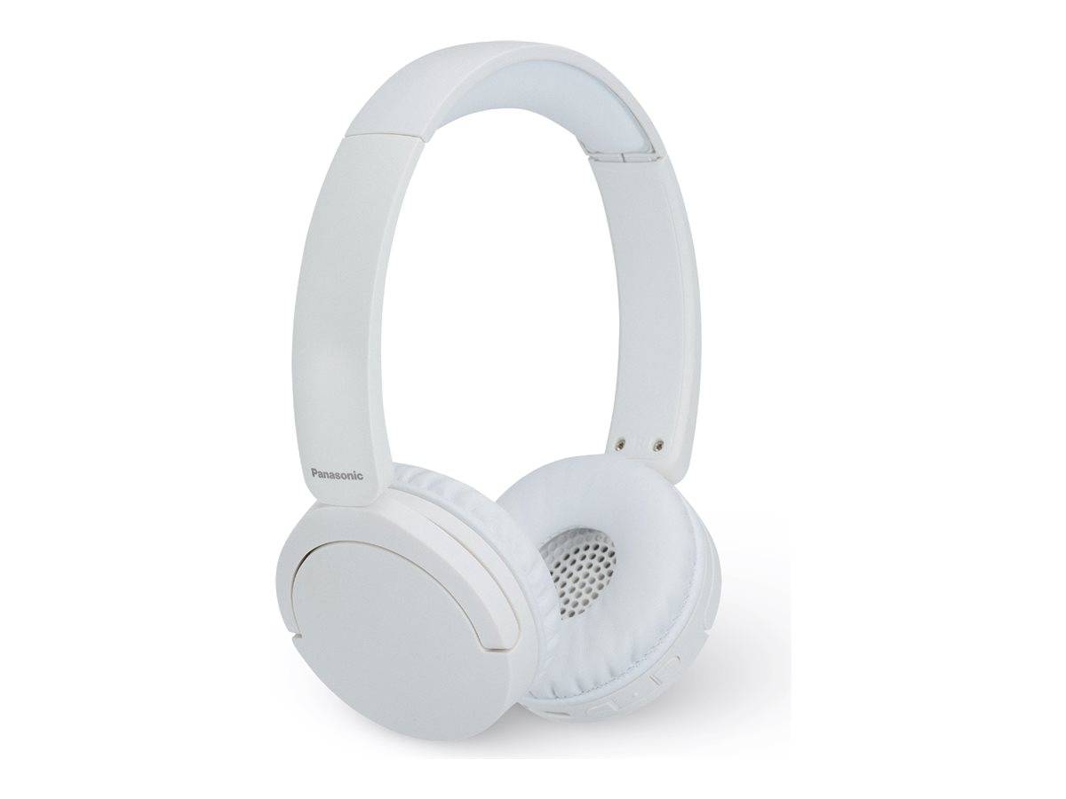 Panasonic RB-HF630BE-W Kabelloser Street-Kopfhörer, On-Ear, eingebautes Mikrofon, Bluetooth 5.3, Multipoint,
