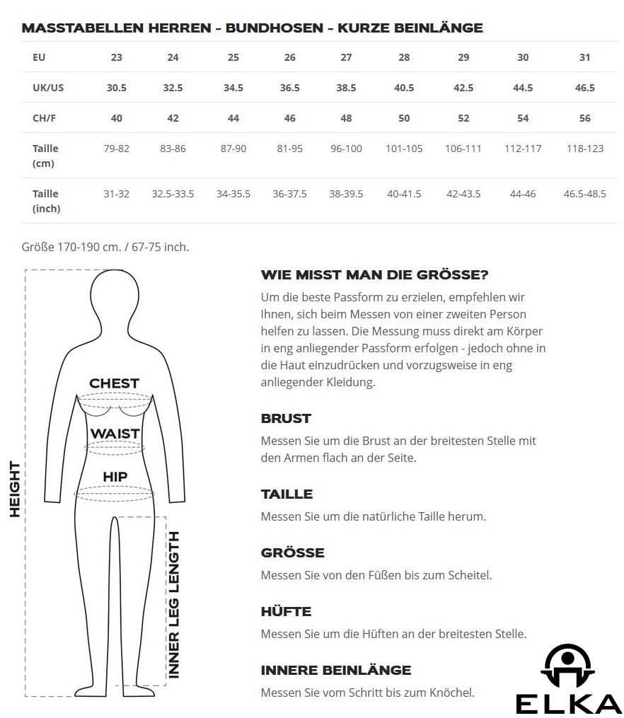 ELKA Arbeitshose 282404S Working Xtreme STRETCH WASSERABWEISEND Größe: 30