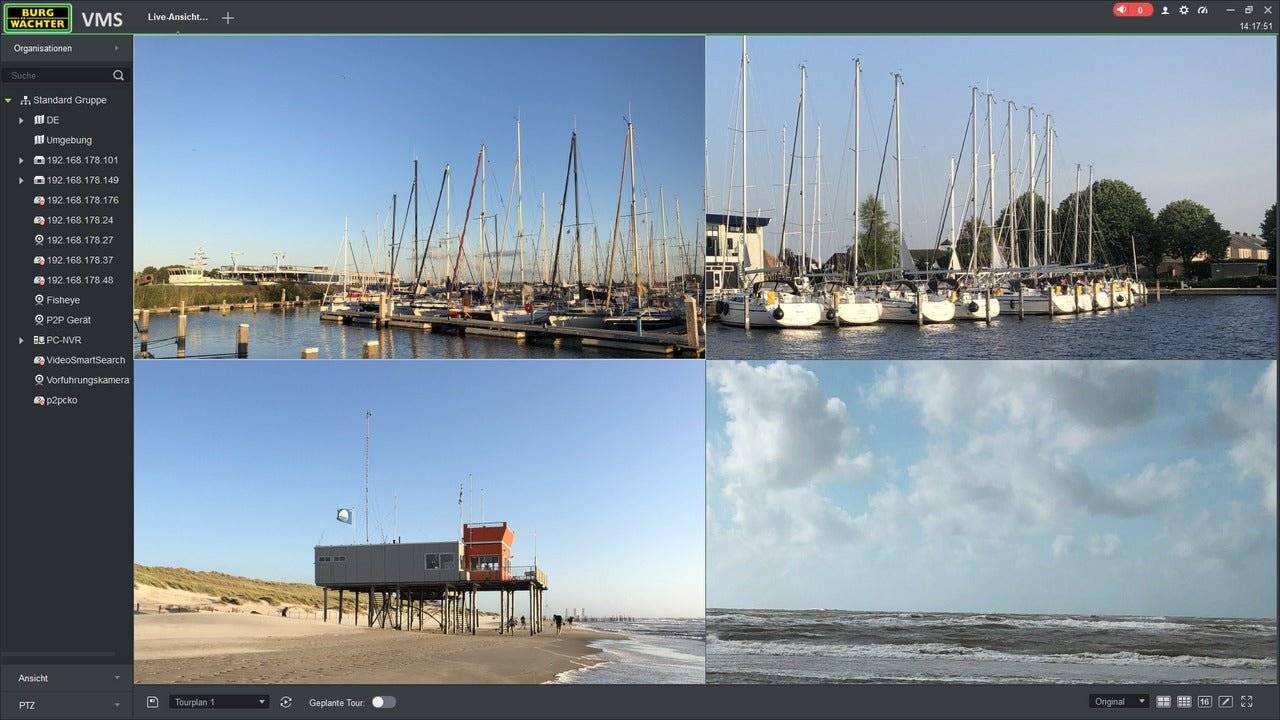 BURGvms 5 BURG GARD, Video Management Software Mit der BURGvms 5 überwachen, steuern und verwalten Sie mit einem umfang