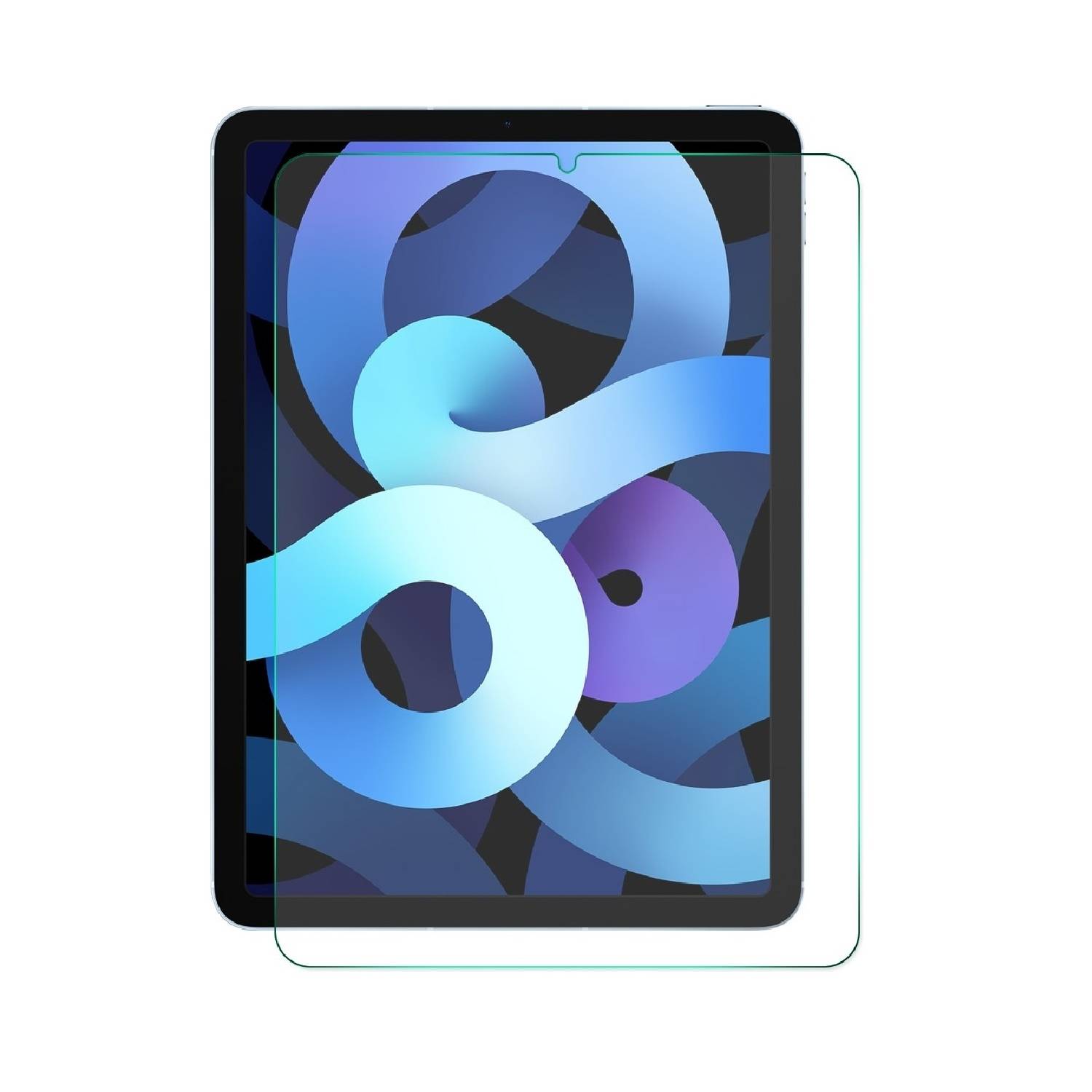 2x 9H Nano-Glass für iPad Mini 6 3D KLAR Displayschutz Schutzglas Schutzfolie Panzerfolie Screen-Protector ANTI-SHOK ANTI-BRUCH-ANTI-STOß