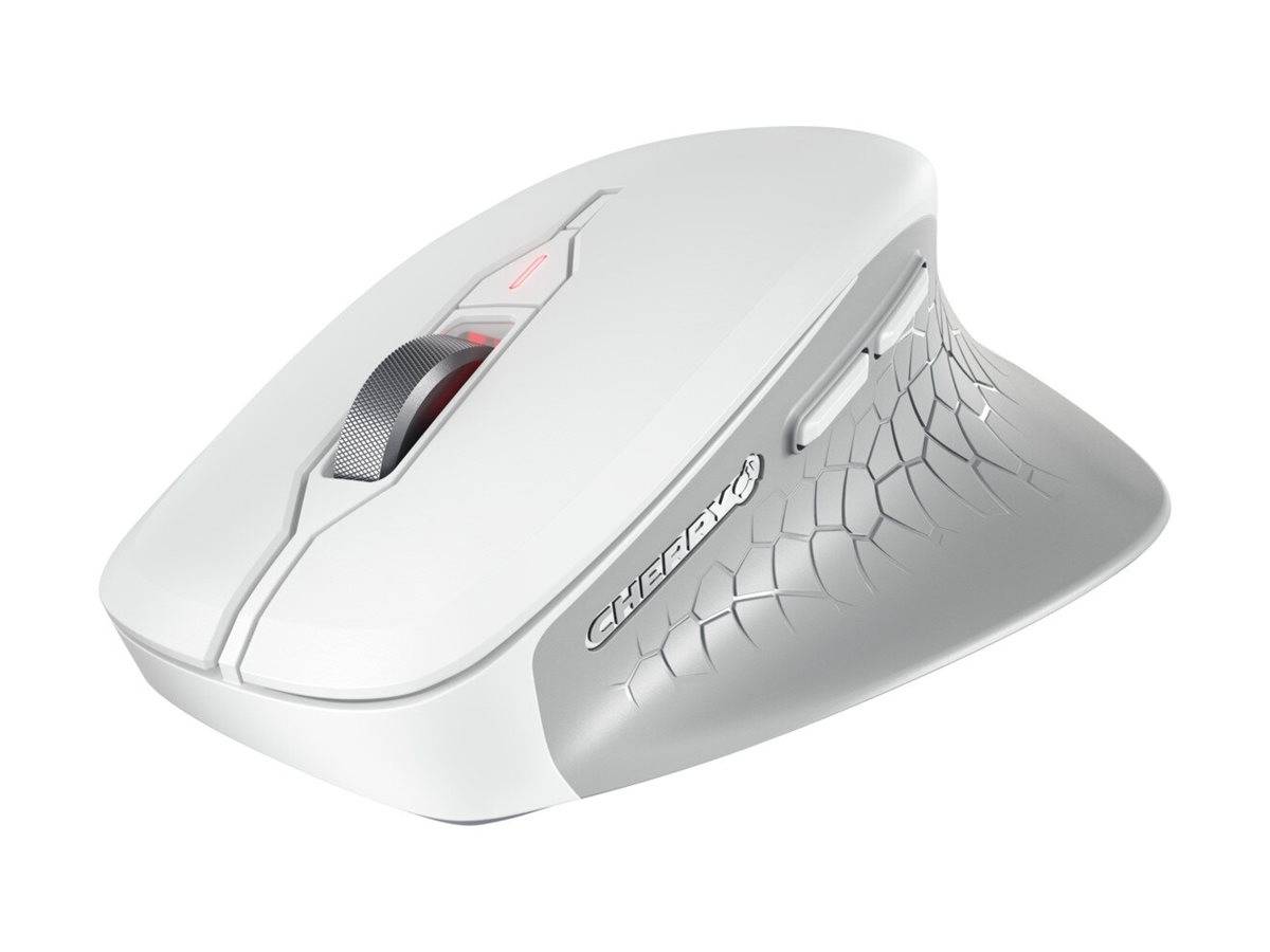 CHERRY STREAM MOUSE COMFORT - Maus - ergonomisch - Für Rechtshänder - optisch - 6 Tasten - kabellos - 2.4 GHz - kabellos
