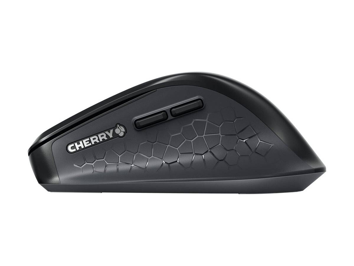 CHERRY STREAM MOUSE COMFORT - Maus - ergonomisch - Für Rechtshänder - optisch - 6 Tasten - kabellos - 2.4 GHz - kabellos