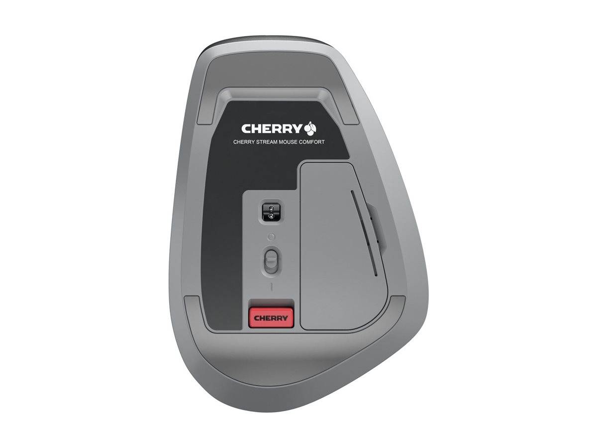 CHERRY STREAM MOUSE COMFORT - Maus - ergonomisch - Für Rechtshänder - optisch - 6 Tasten - kabellos - 2.4 GHz - kabellos
