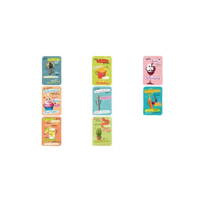 SUSY CARD Geburtstagskarte Wiggle "Wein"