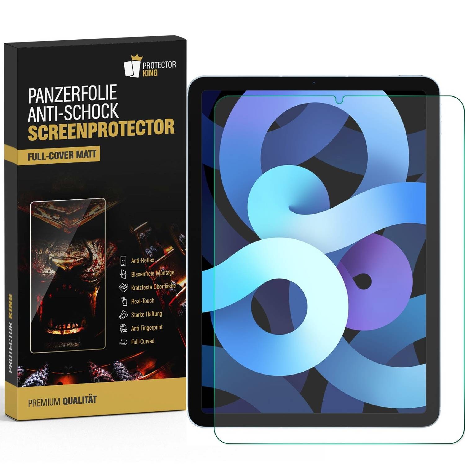 6x 9H Nano-Glass für iPad Mini 6 Anti-Reflex Matt Displayschutz Schutzglas Schutzfolie Panzerfolie Panzerglas Screen-Protector
