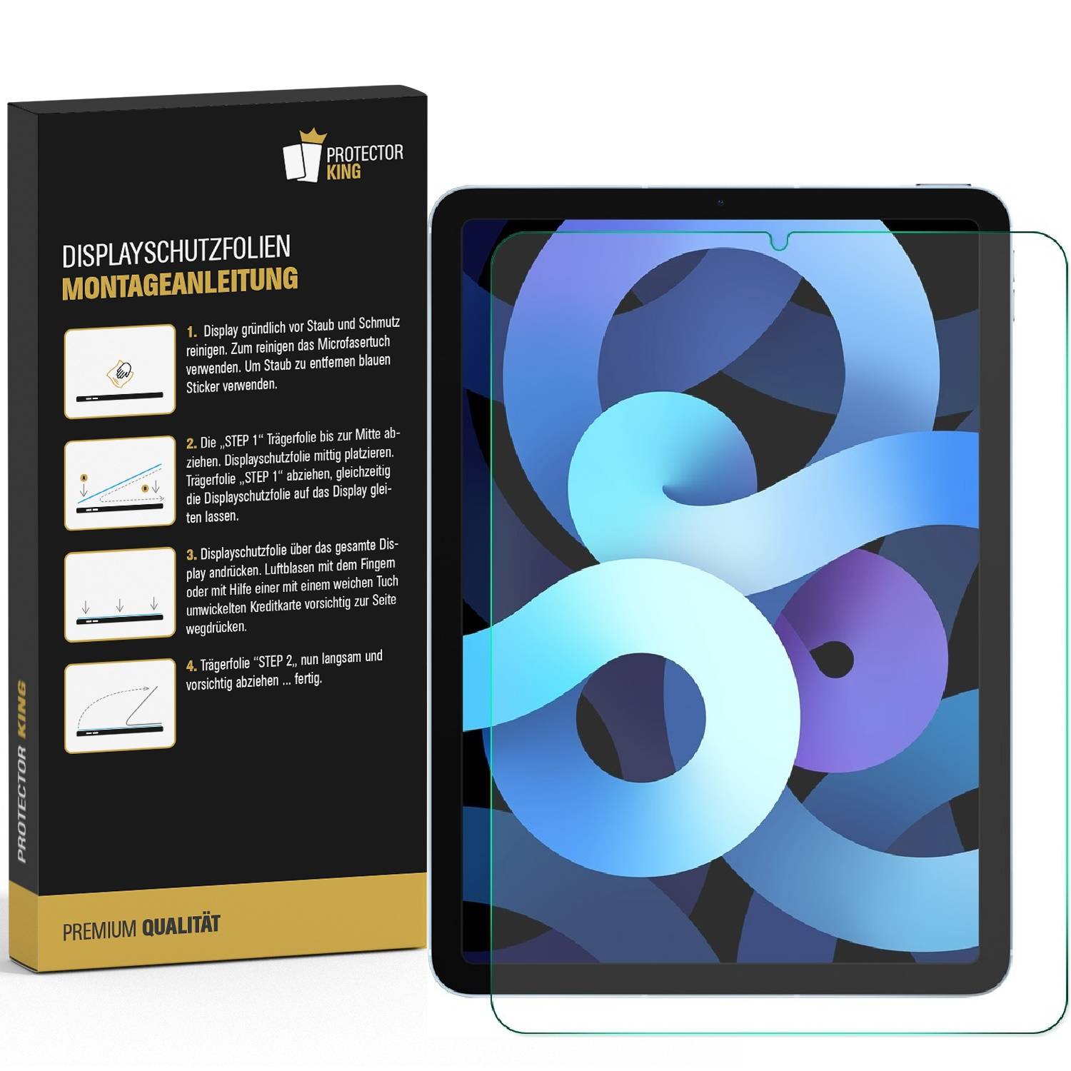 3x 9H Nano-Glass für iPad Mini 6 Anti-Reflex Matt Displayschutz Schutzglas Schutzfolie Panzerfolie Panzerglas Screen-Protector
