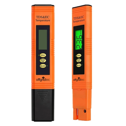 Offgridtec Messgerät TDS & EC Leitwertmessgerät Trinkwasser & Aquarium Wassertester Offgridtec Messgerät TDS & EC Leitwertmessgerät Trinkwasser & Aquarium Wassertester