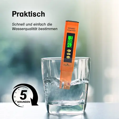 Offgridtec Messgerät TDS & EC Leitwertmessgerät Trinkwasser & Aquarium Wassertester Offgridtec Messgerät TDS & EC Leitwertmessgerät Trinkwasser & Aquarium Wassertester