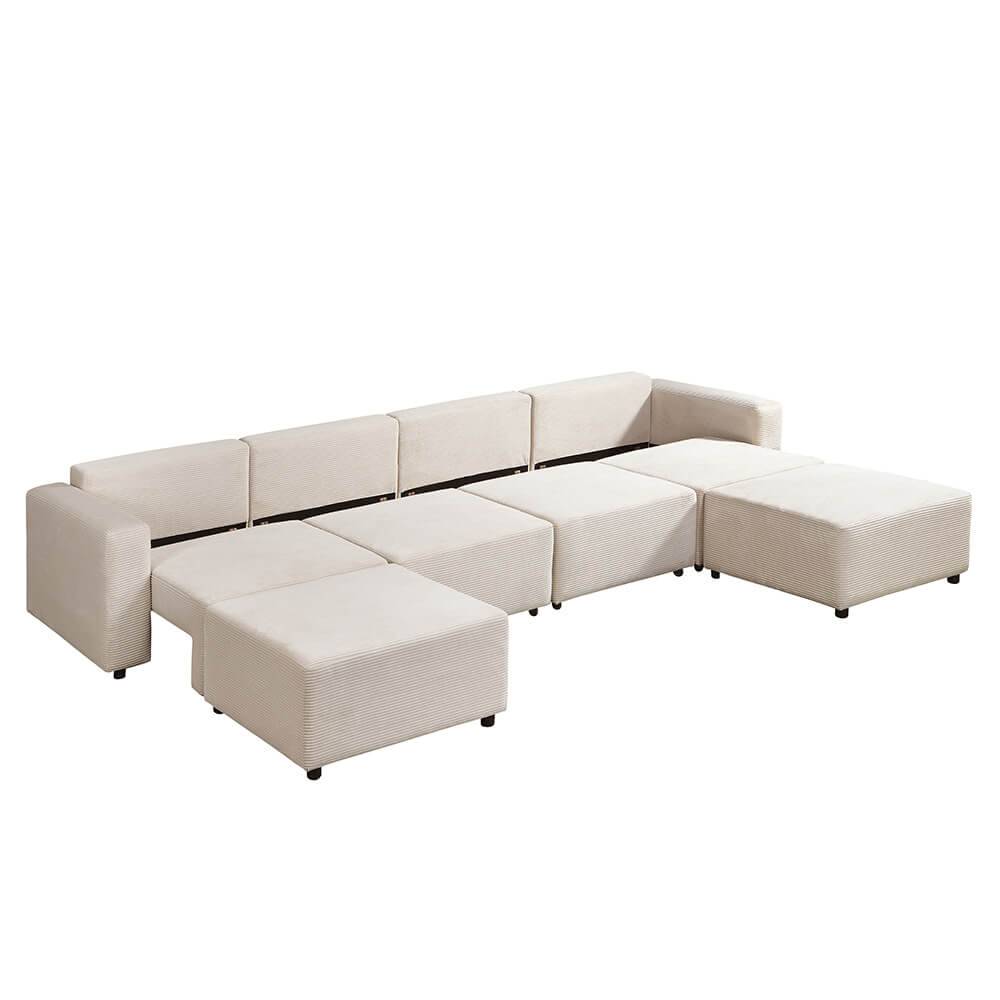SOFA VINA XXL - Größe: XXL, Farbe: Beige
