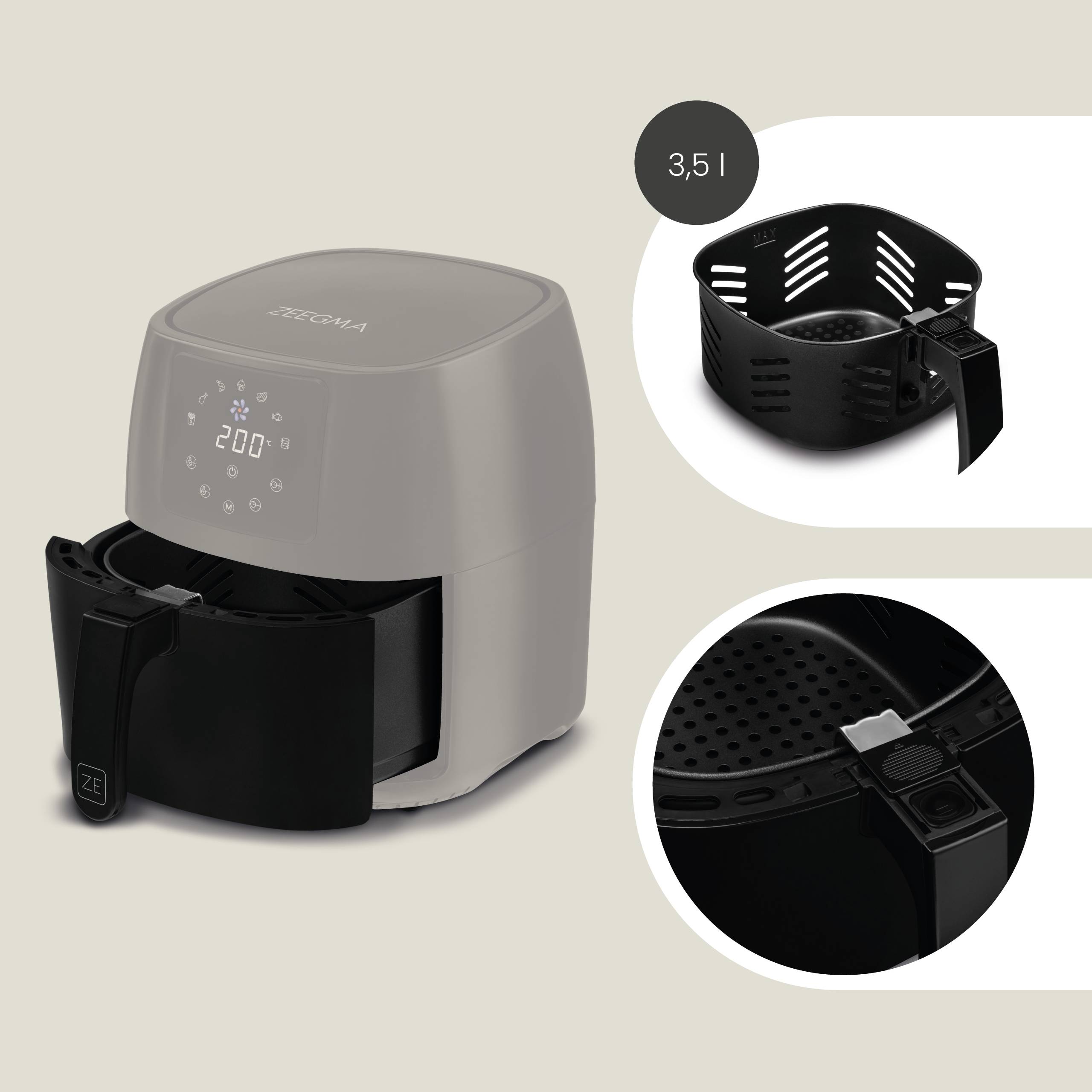 Heißluftfritteuse Knapper Pro