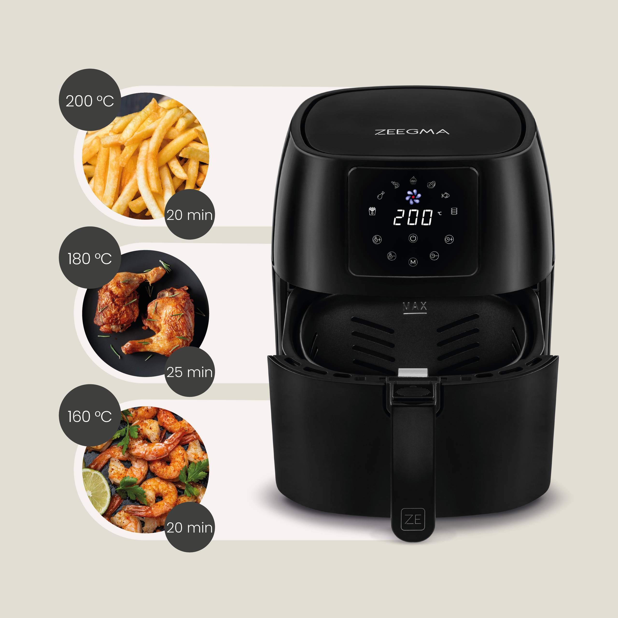 Heißluftfritteuse Knapper Pro