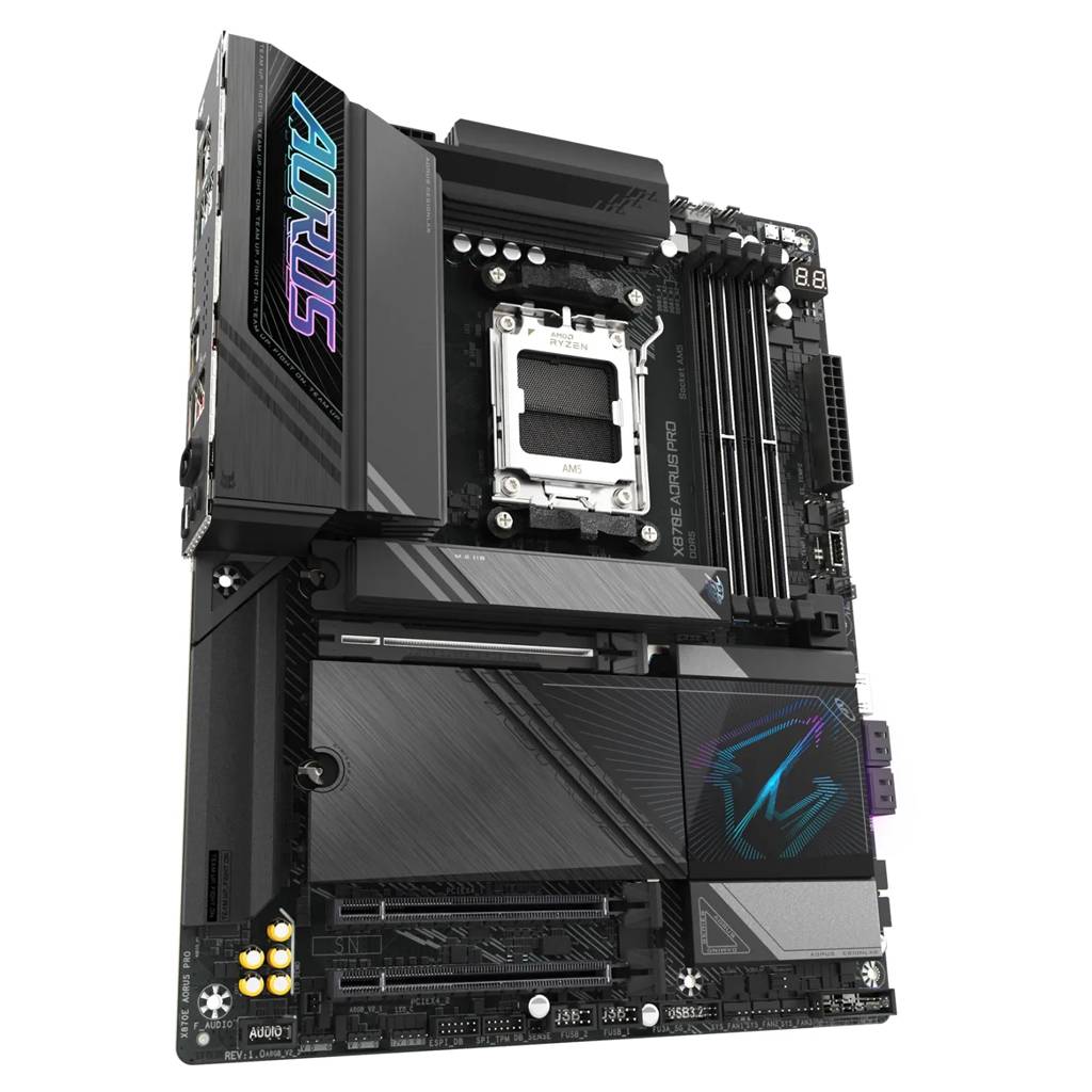 GIGABYTE - AORUS X870E PRO - Motherboard - ATX - Socket AM5 - AMD X870E Chipsatz - USB-C 3.2 Gen 2x2, USB4, USB 3.2 Gen