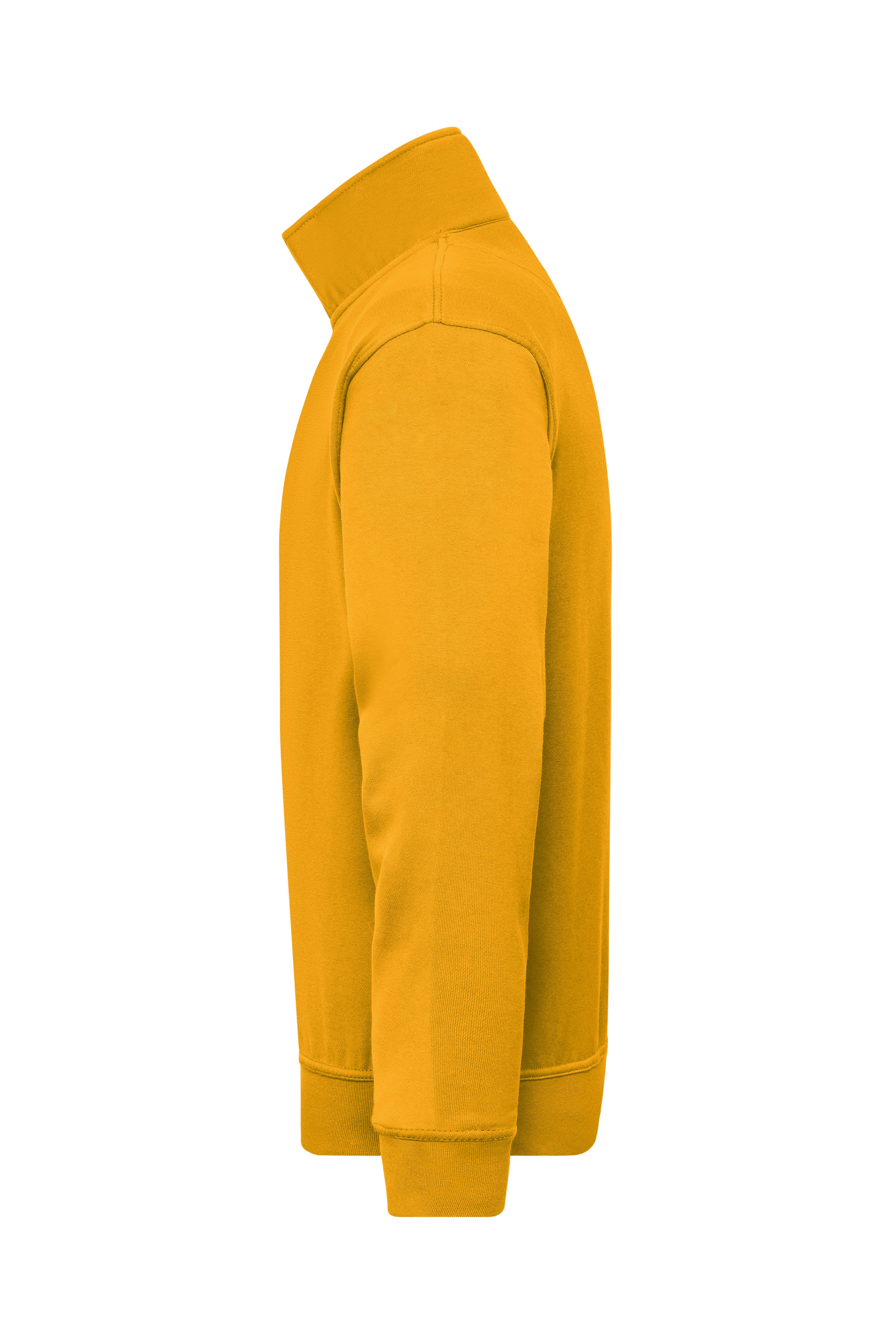 James & Nicholson® Workwear Half Zip Sweat JN831 Größe: 4XL gold-yellow