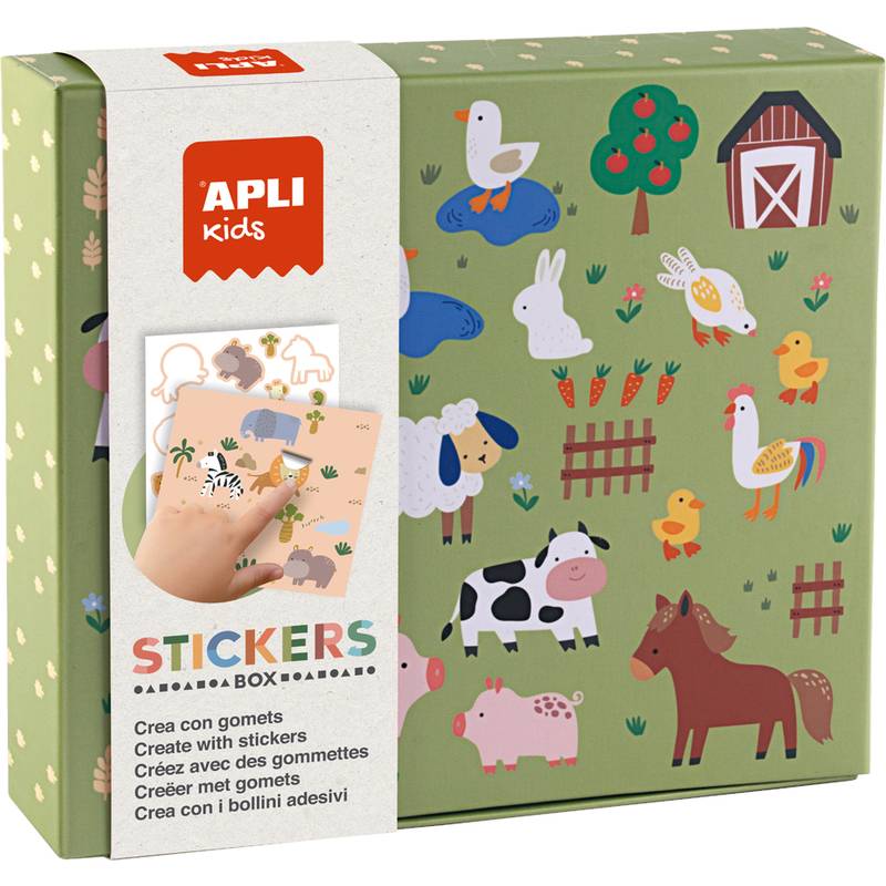 APLI kids Stickerspiel "Tiere und ihre Lebensräume"