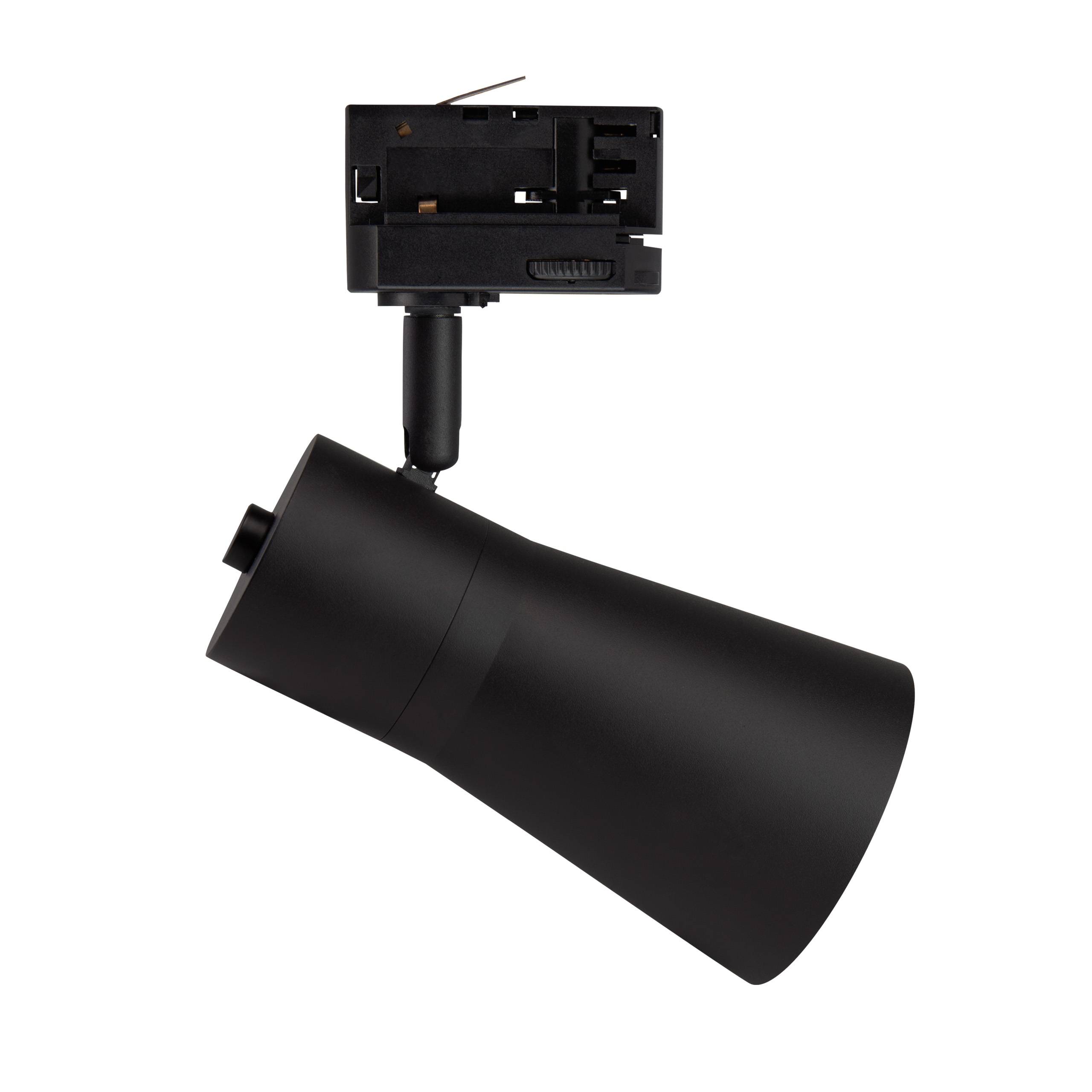 Spectrum LED 3-Phasen Stromschienenstrahler MADARA SCANDI GU10 Spot 230V IP20 max.10W schwarz verstellbar