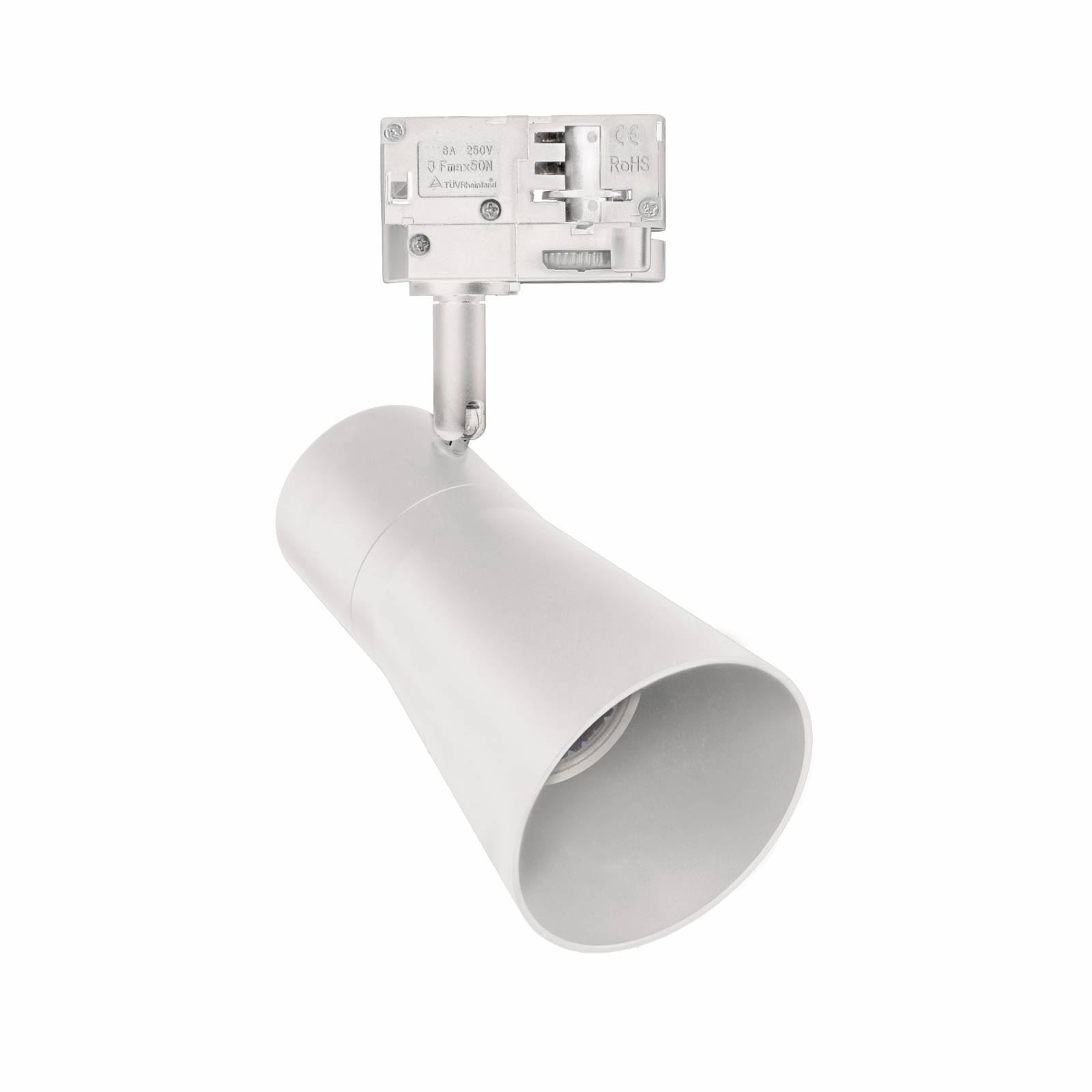 Spectrum LED 3-Phasen Stromschienenstrahler MADARA SCANDI GU10 Spot 230V IP20 max. 10W weiß verstellbar
