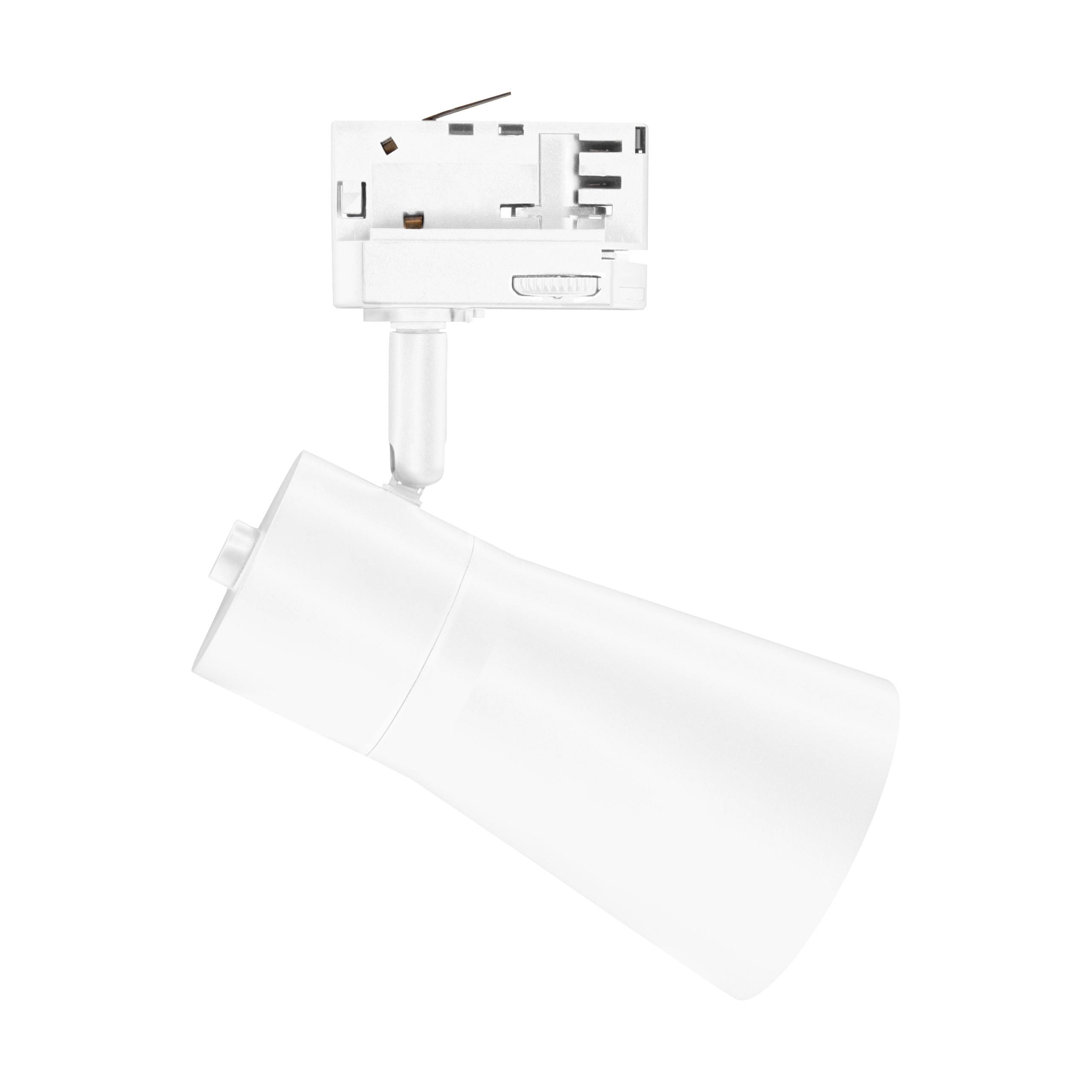 Spectrum LED 3-Phasen Stromschienenstrahler MADARA SCANDI GU10 Spot 230V IP20 max. 10W weiß verstellbar