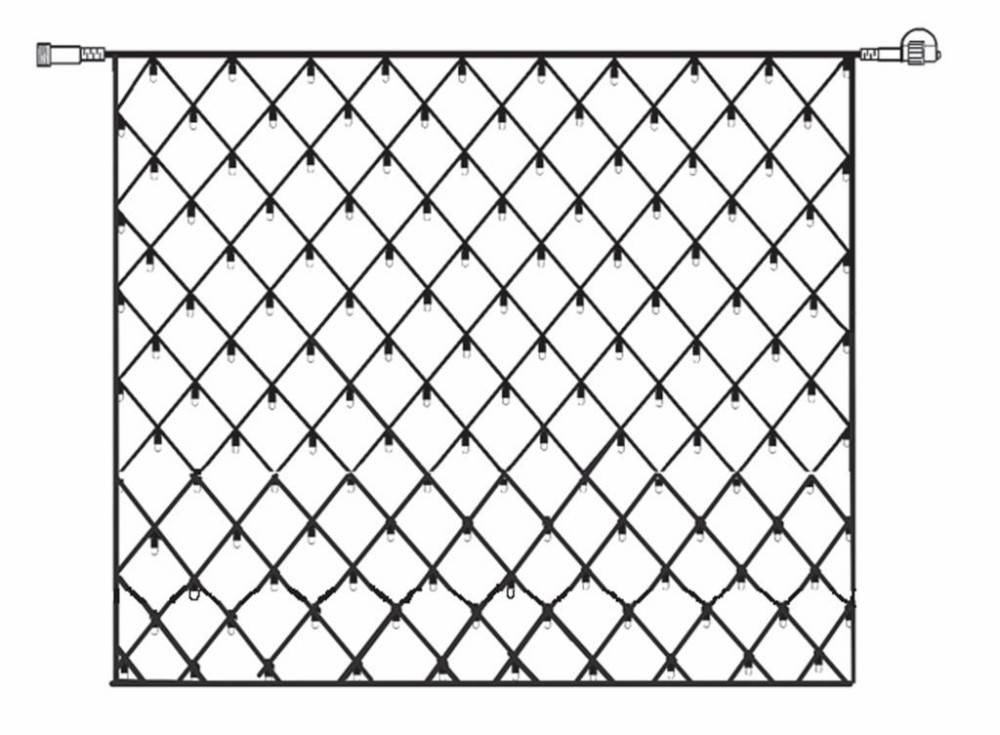 Scharnberger+Hasenbein LED-Lichternetz 3x3m 58591