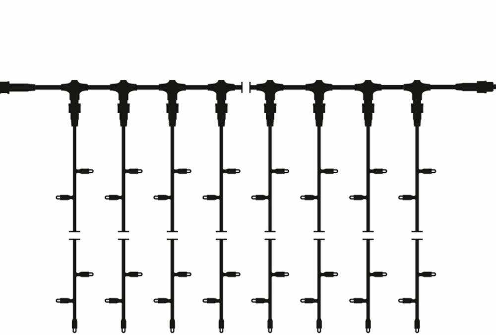 Scharnberger+Hasenbein LED-Drape Lite 200 58644