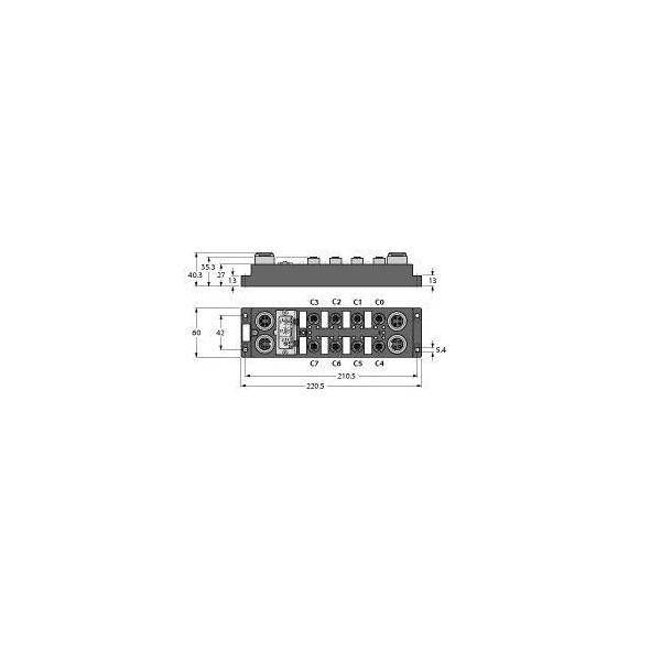 Turck I/O Modul FDNP-P1204G-TT