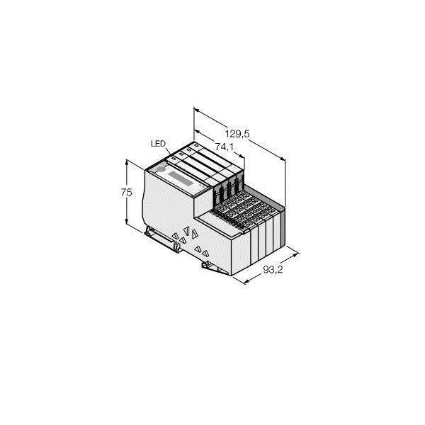 Turck Economy-Set TI-BL20-E-CO-S-8