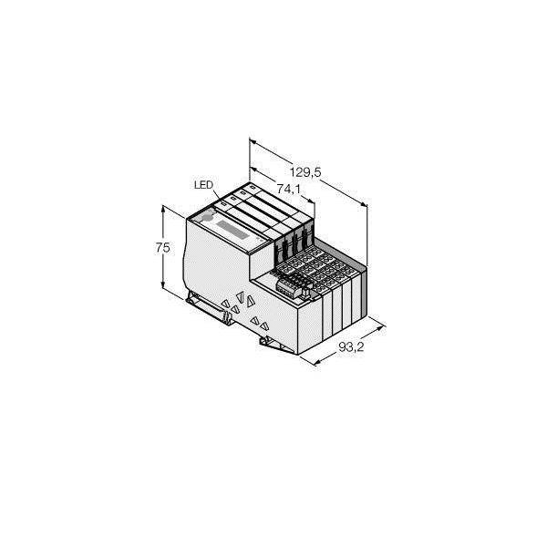 Turck Economy-Set TI-BL20-E-DN-S-8