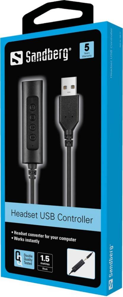 Sandberg Headset USB Controller Headset USB Controll