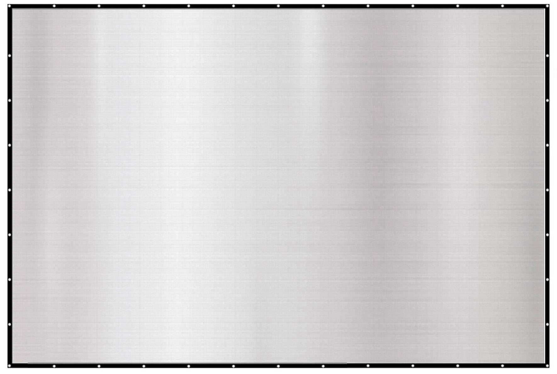 Blankes gebürstetes Silbermetallpanel mit schwarzem Rahmen