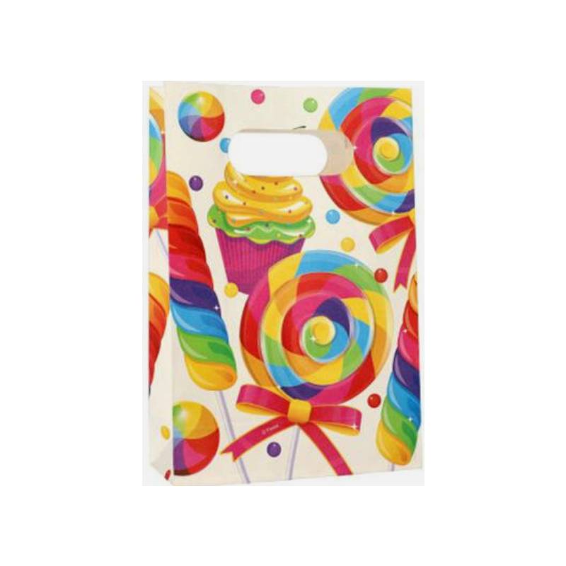 PAPSTAR Party-Papiertüten "Candies", 140 x 210 x 60 mm