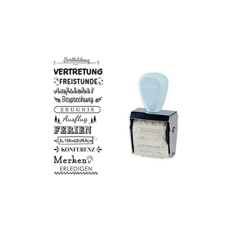 trodat Kreativstempel-Set Creative Mini "Schulplaner"
